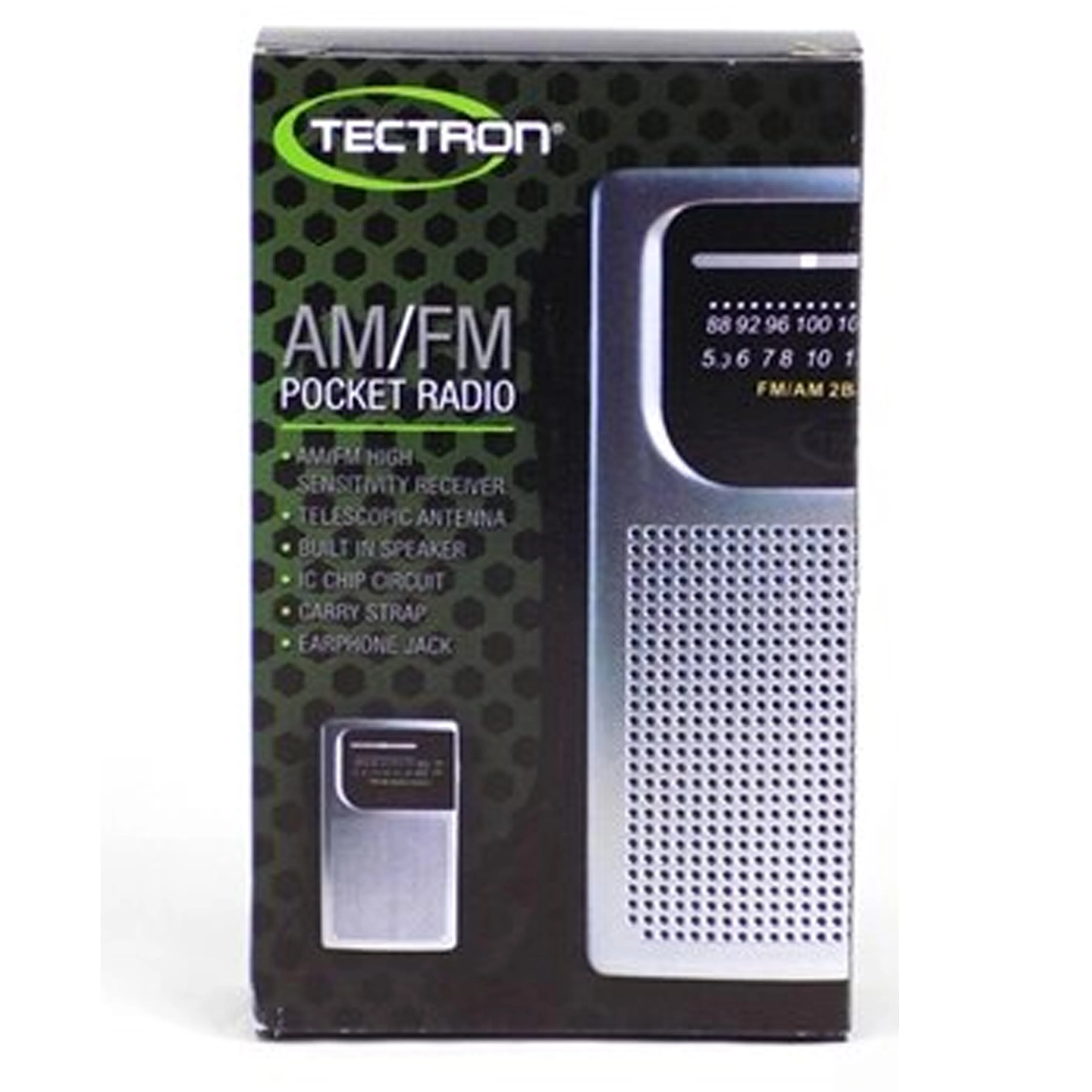 AM FM Portable Pocket Radio Battery Operated Mini Radio Antenna Receiver Speaker