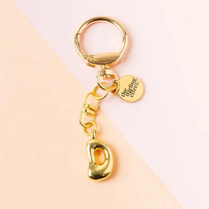 Bubble Letter Keychain Bag