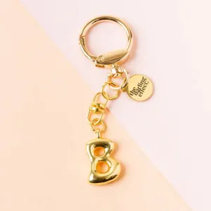 Bubble Letter Keychain Bag