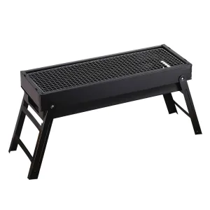 Charcoal Grill Premium 60cm Portable Folding Thick Box-Type for Outdoor BBQ Camping
