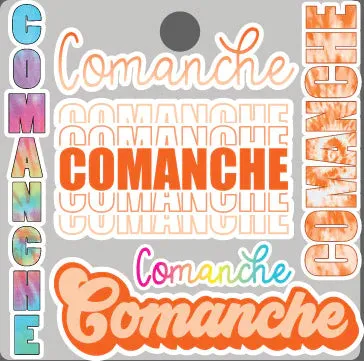 Comanche Camp Stickers