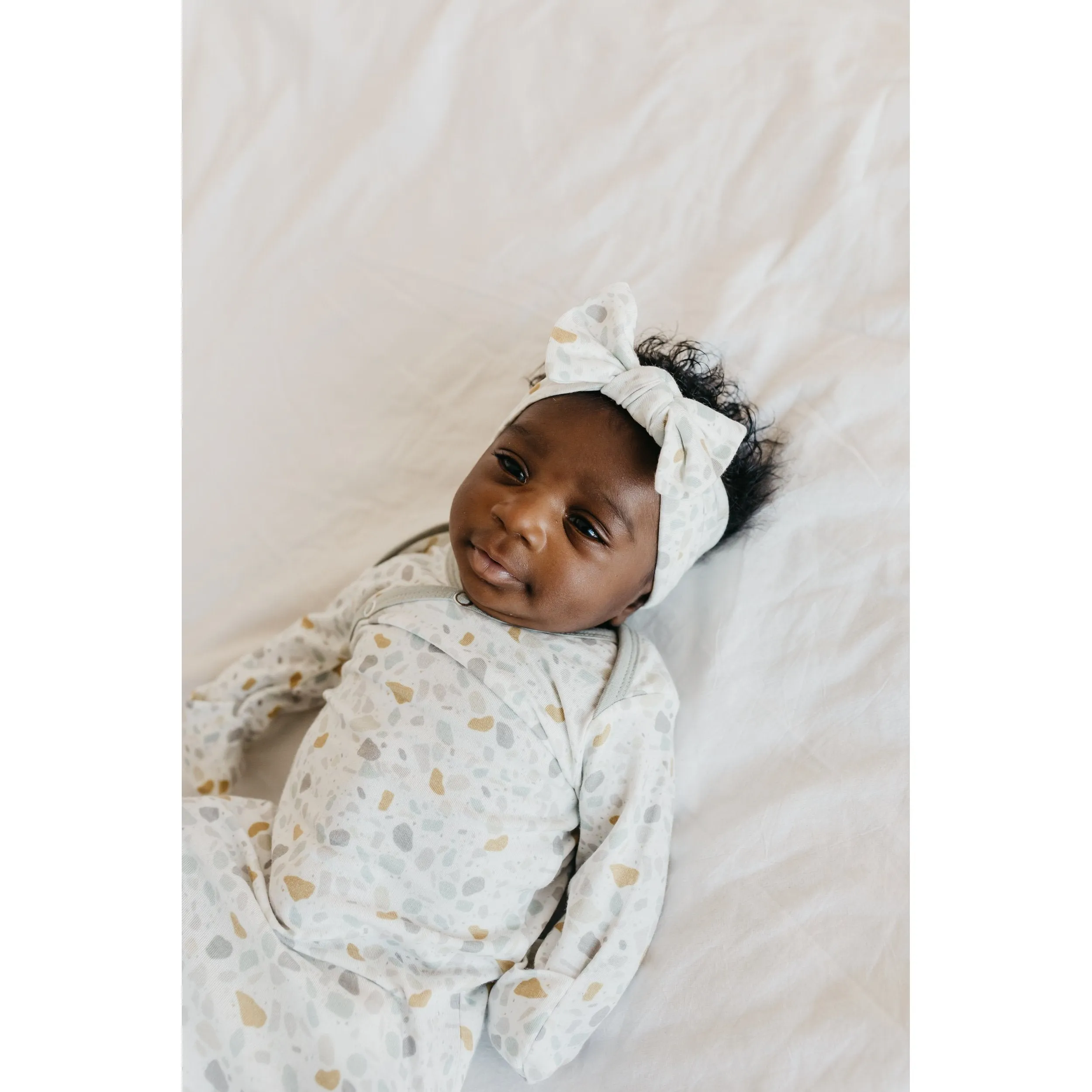 Copper Pearl Knotted Gown | Arlo