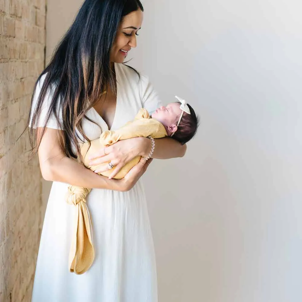 Copper Pearl Knotted Gown | Marigold