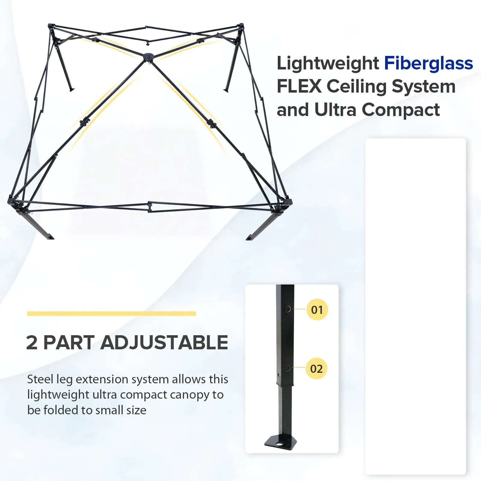 Flex Compact 5x5 Pop-up Canopy Changing Room