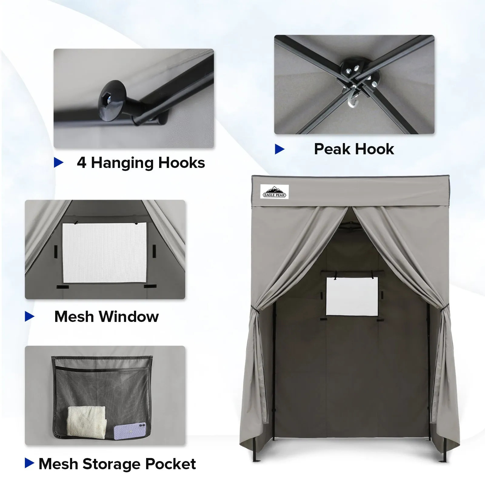 Flex Compact 5x5 Pop-up Canopy Changing Room