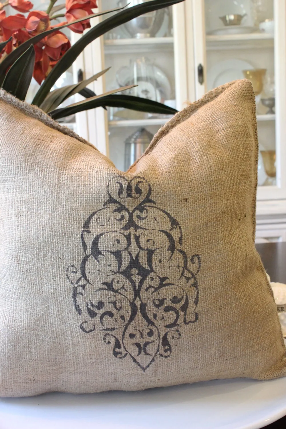 FRENCH GRAINSACK PILLOW