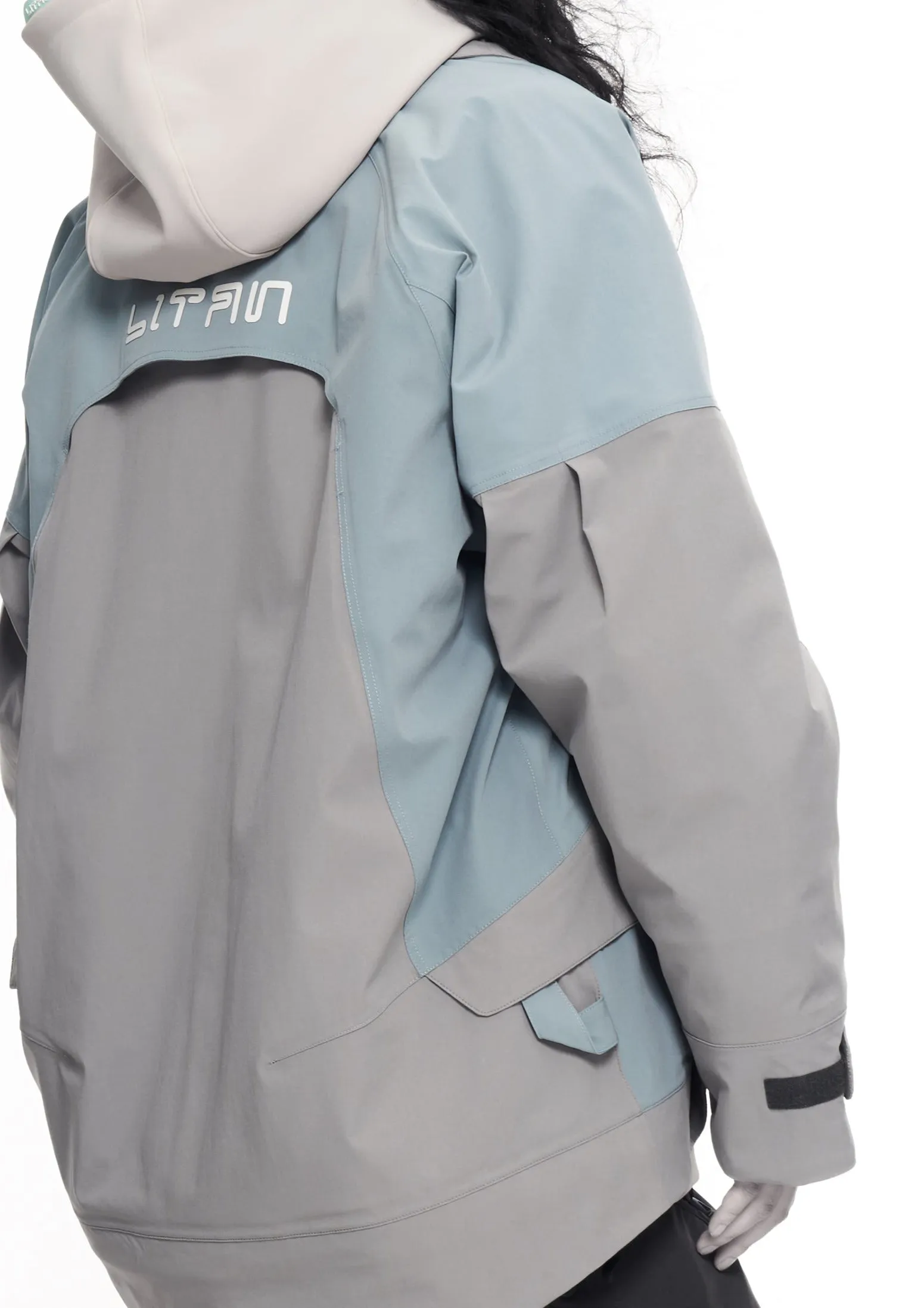 Premium Two-Tone Unisex Snow Jacket by Litan - Suitable for All Weather Conditions