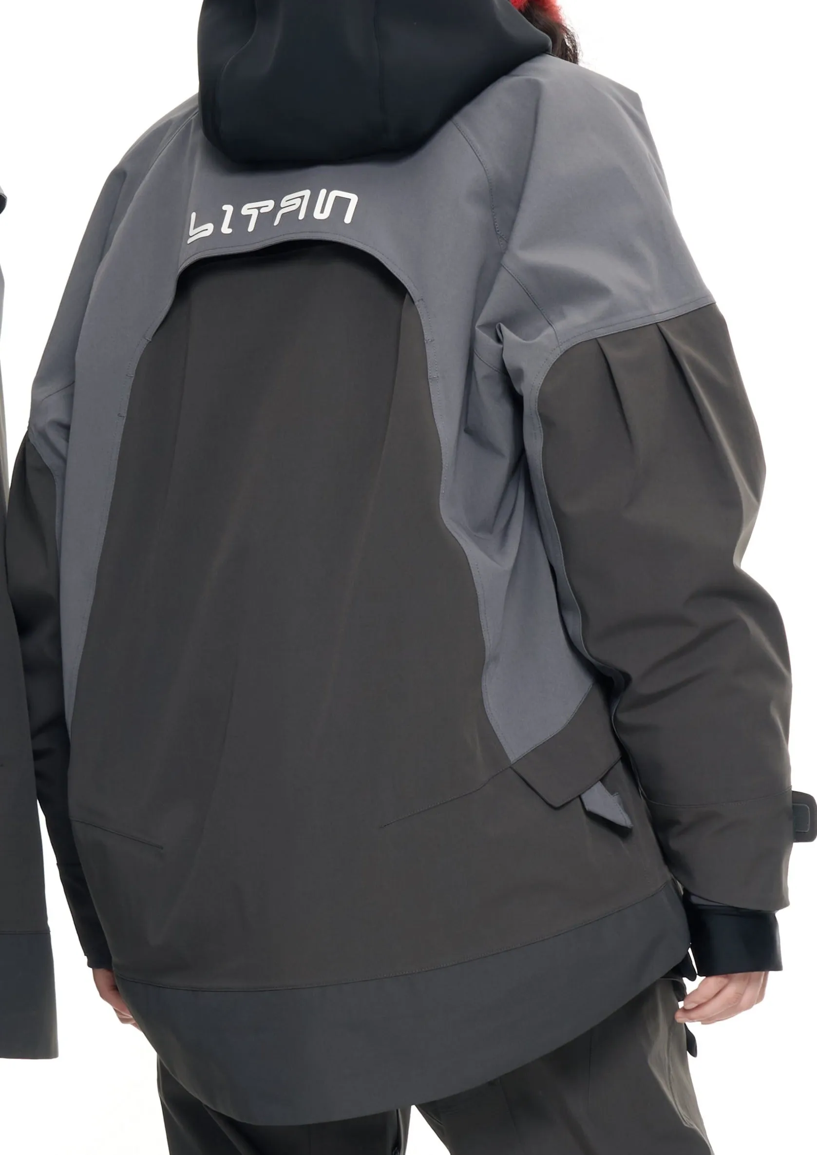 Premium Two-Tone Unisex Snow Jacket by Litan - Suitable for All Weather Conditions
