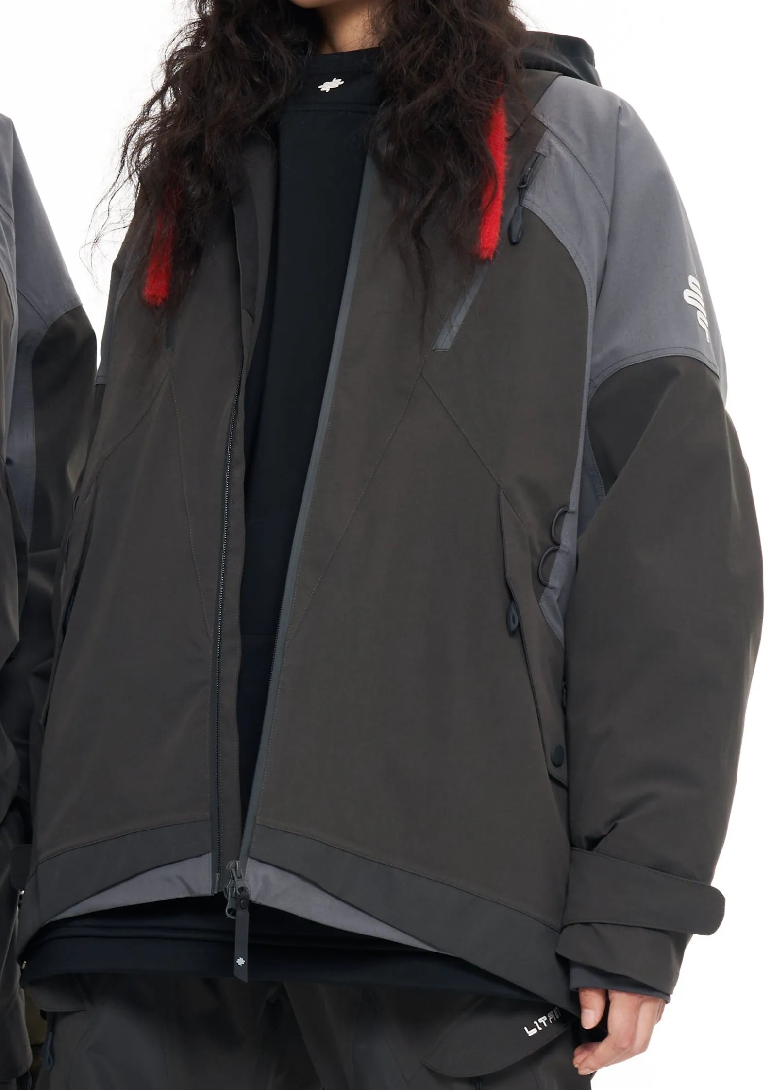 Premium Two-Tone Unisex Snow Jacket by Litan - Suitable for All Weather Conditions