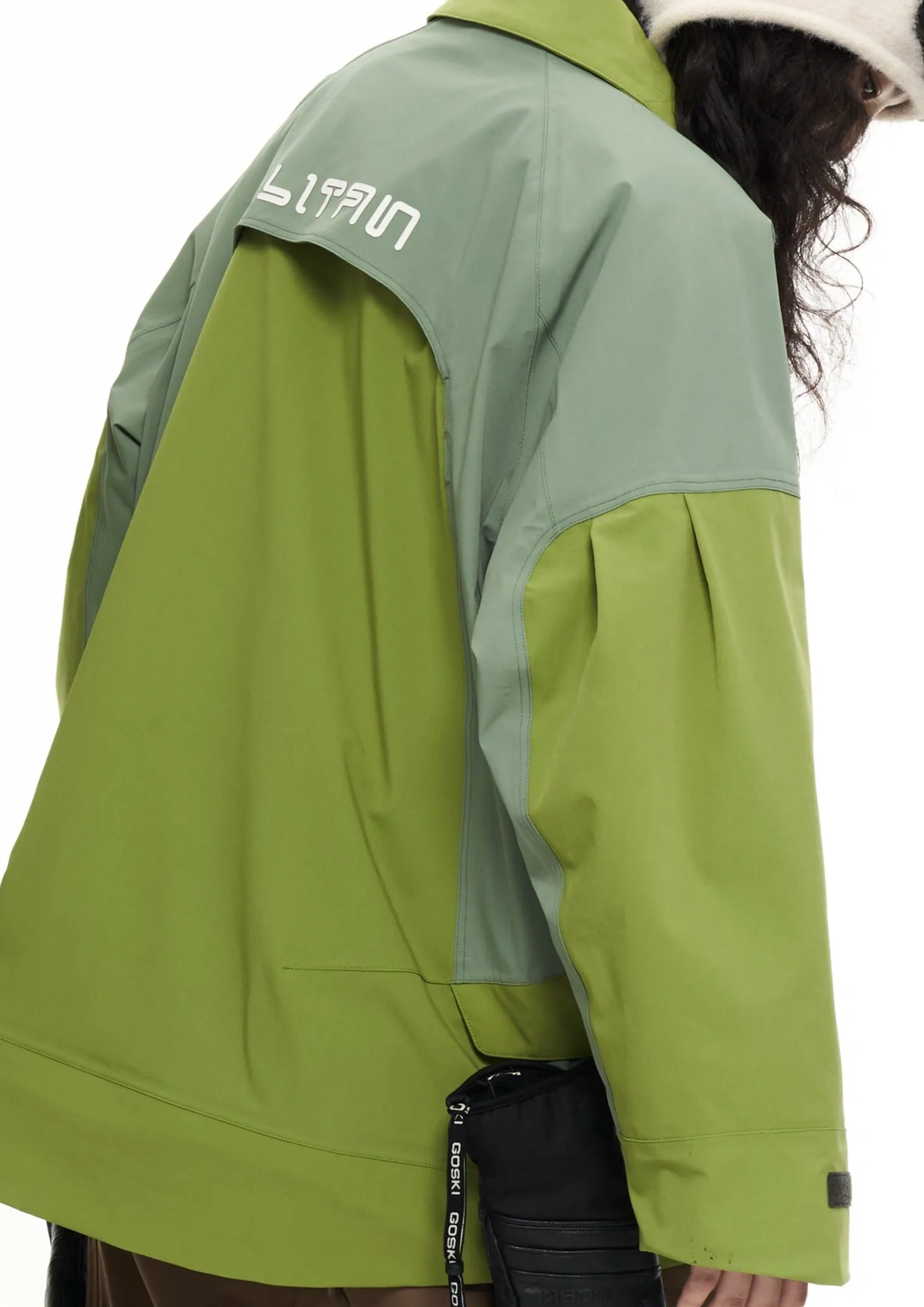 Premium Two-Tone Unisex Snow Jacket by Litan - Suitable for All Weather Conditions