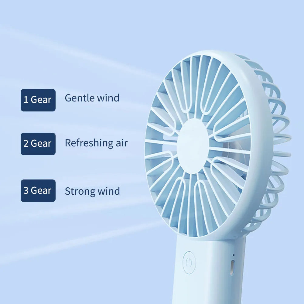 Mini Portable Handheld USB Rechargeable Fan