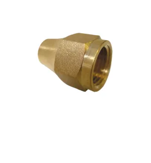 No. 6 5/16" Brass flare nut for gas lines