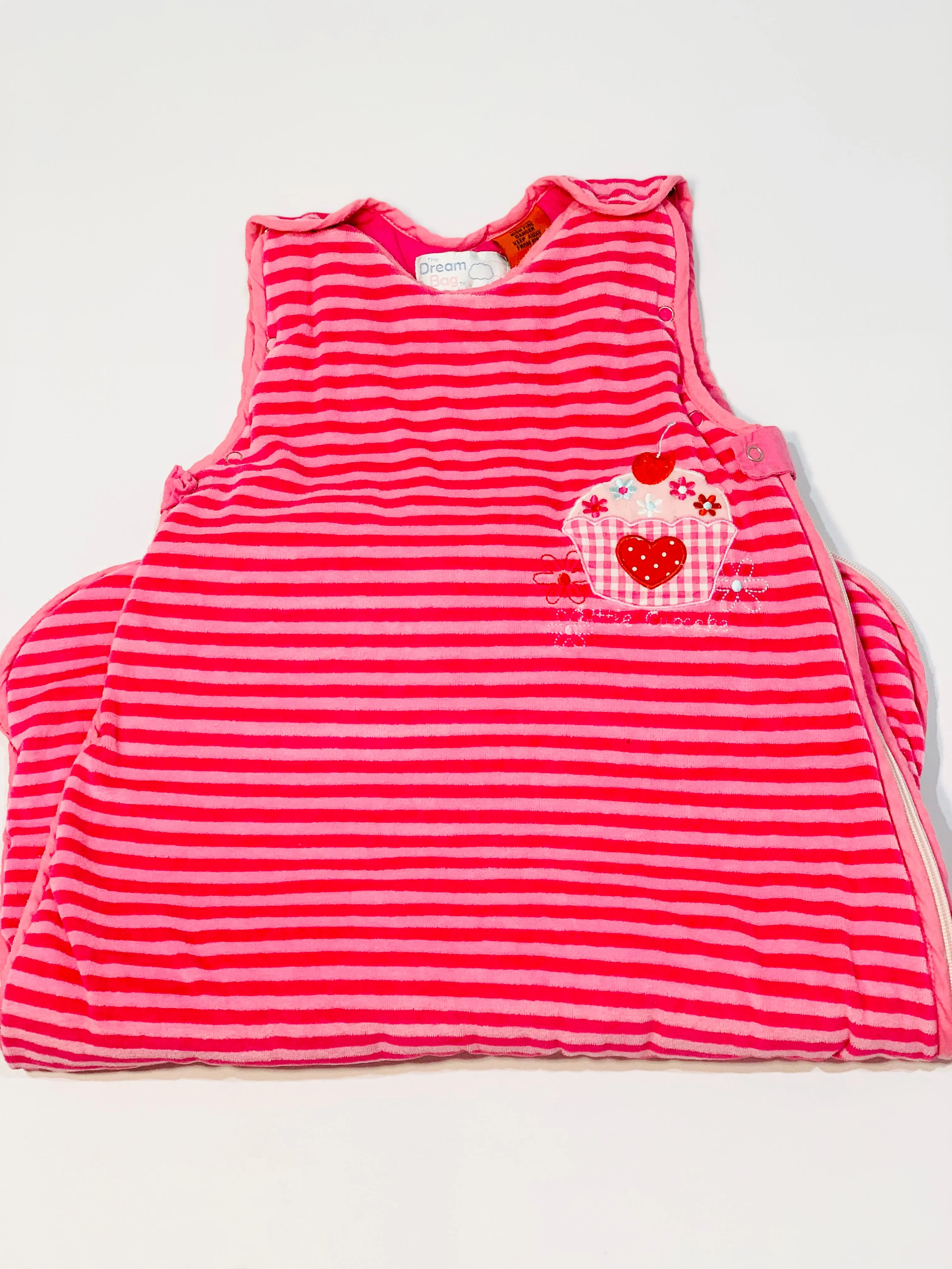 Pink 2.5 tog sleeping bag - Size 6-18 months