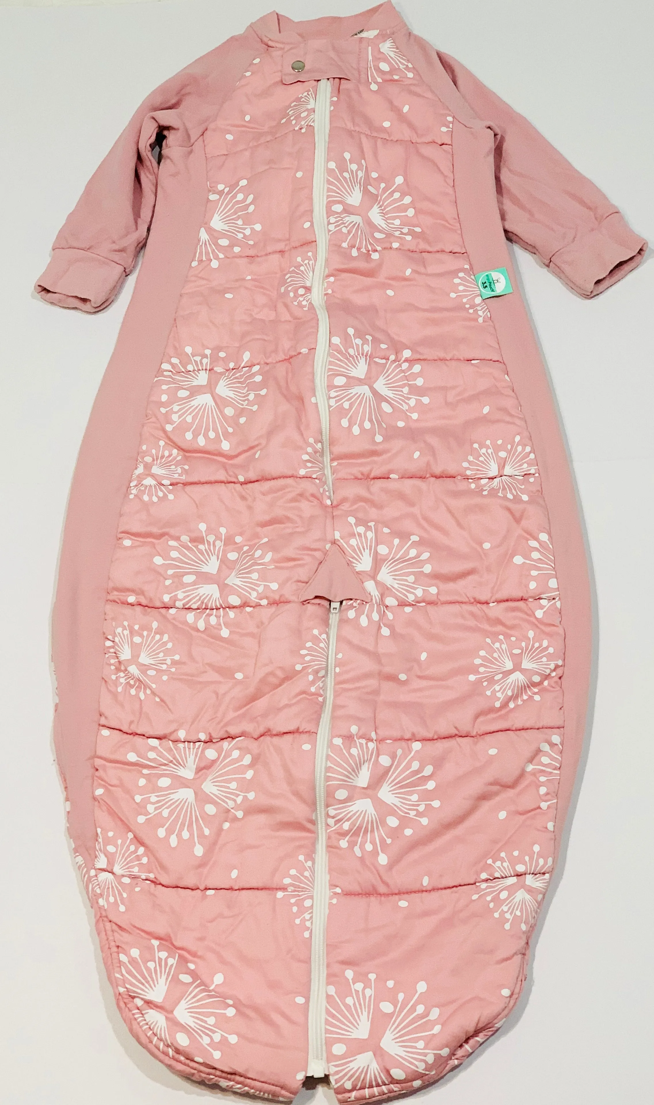 Pink 3.5 tog sleep suit bag - Size 2-4 years