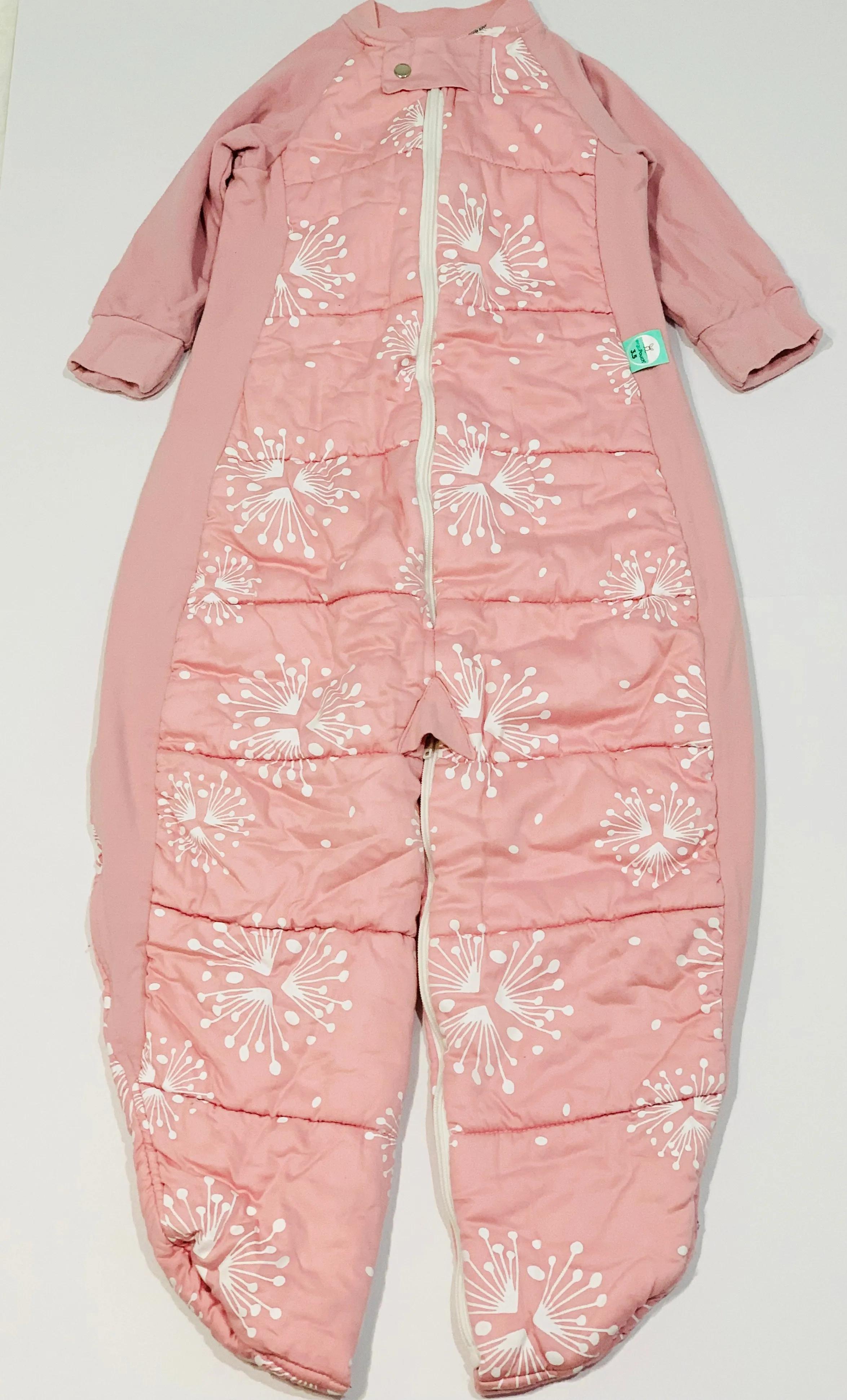 Pink 3.5 tog sleep suit bag - Size 2-4 years