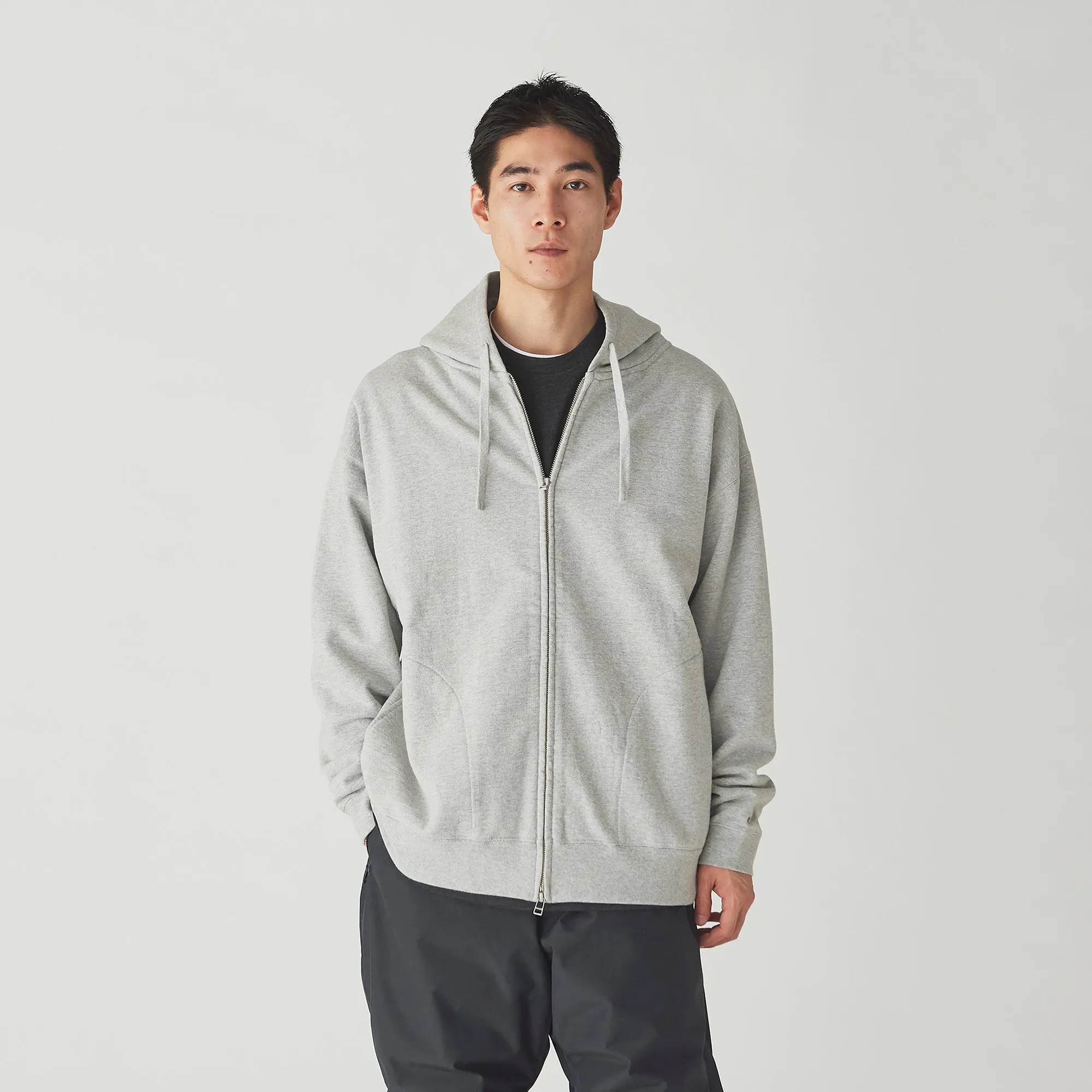 Recycled Cotton Zip Up Hoodie