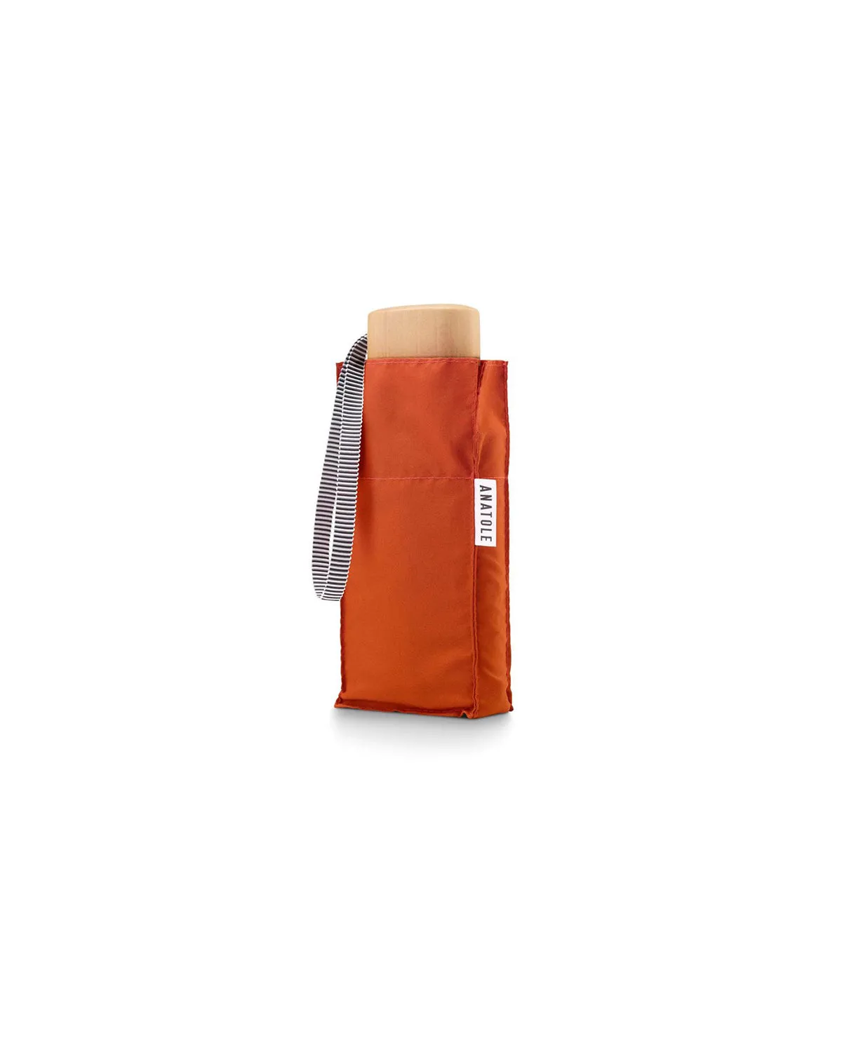 Rust folding compact umbrella