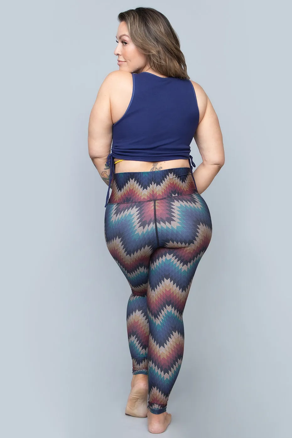 Sol Legging | Aztec ZigZag