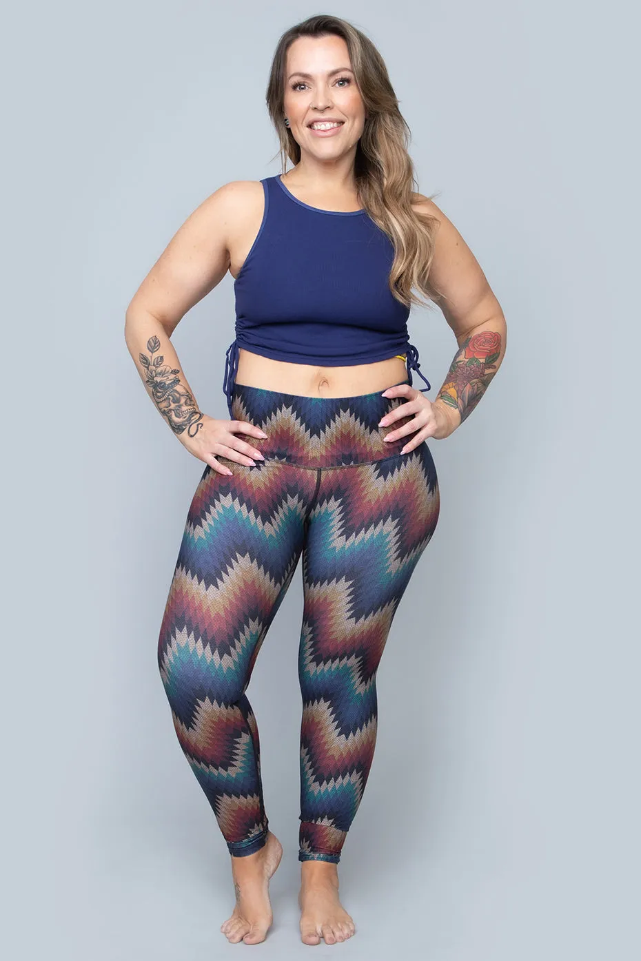 Sol Legging | Aztec ZigZag