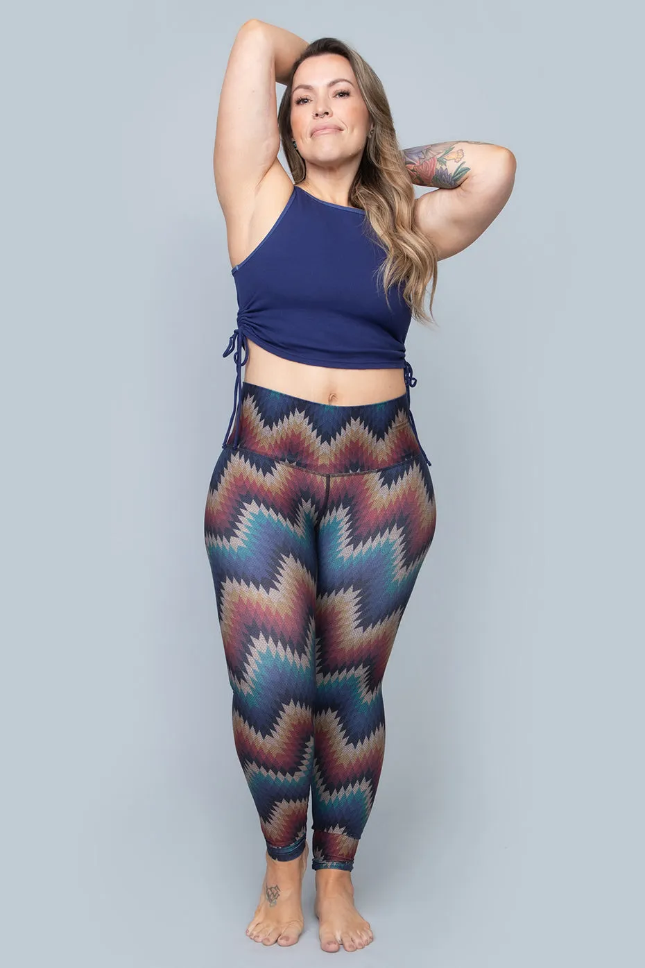 Sol Legging | Aztec ZigZag