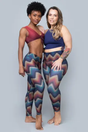 Sol Legging | Aztec ZigZag