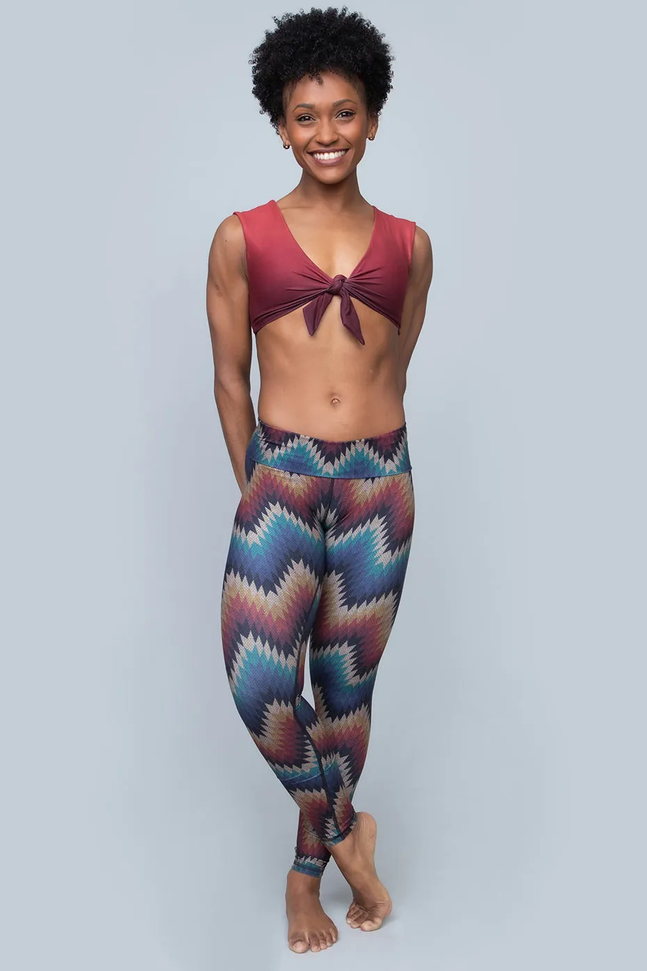 Sol Legging | Aztec ZigZag
